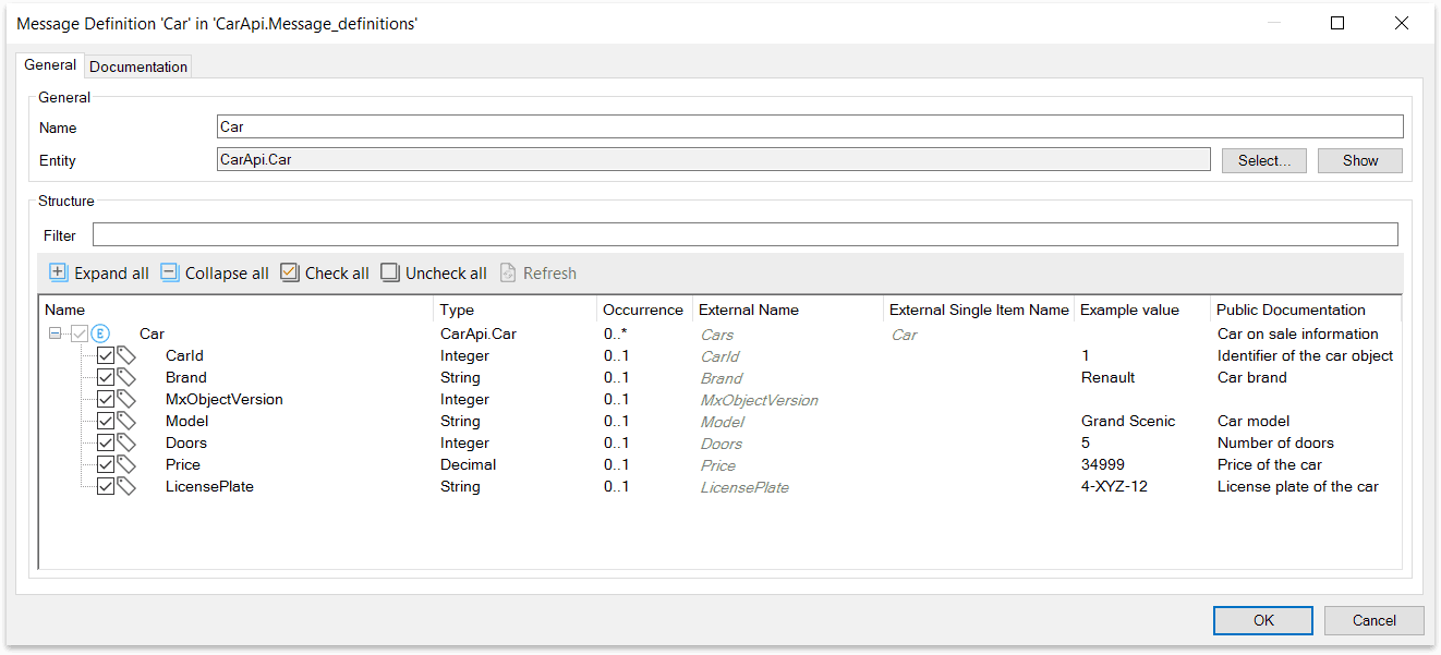 associated entities screenshot