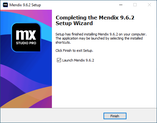 2-g Mendix 9 Install Image