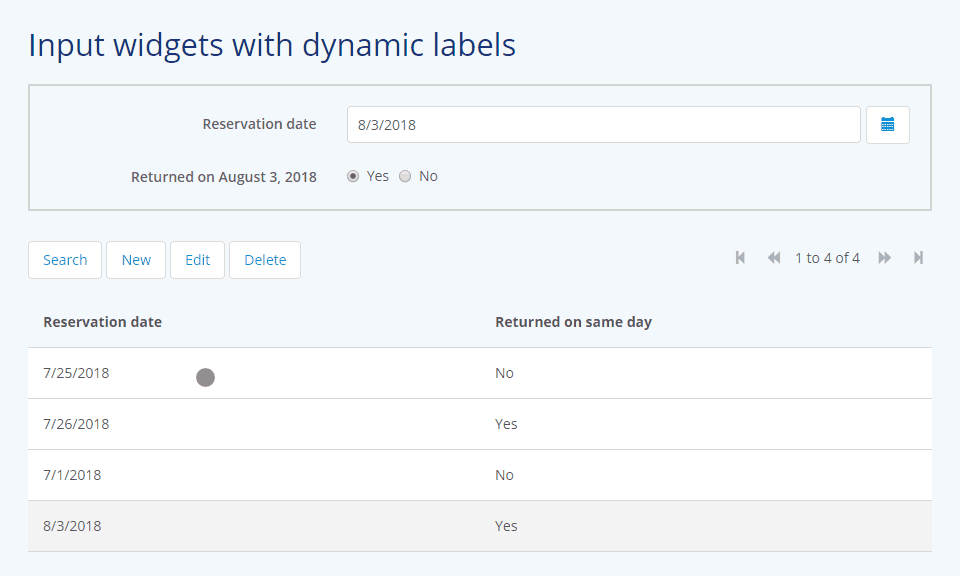 Input Widgets with Dynamic Labels