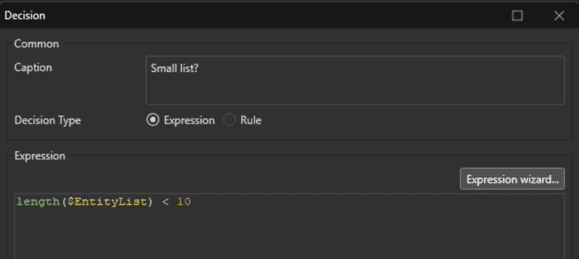 List length in expressions
