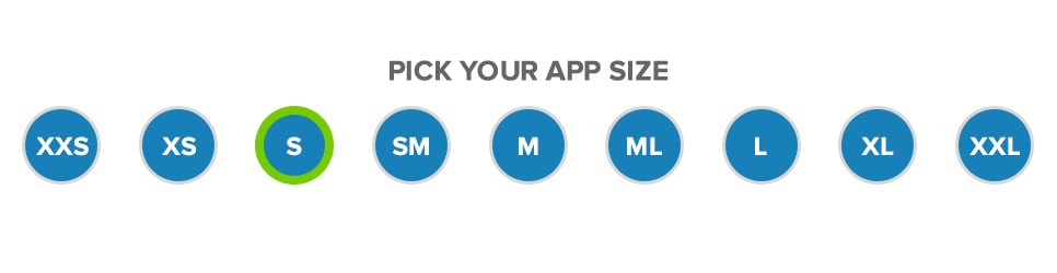 Pick Your App Size
