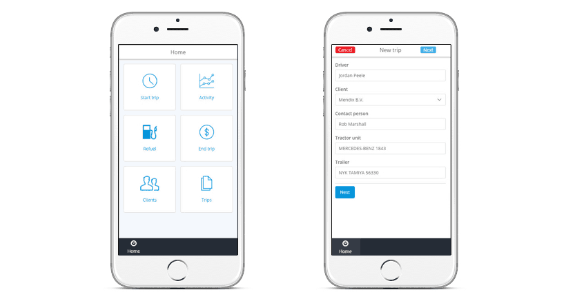 Easy to Build Logistic App with Mendix Mobile Screenshots