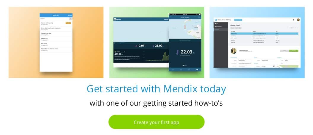 Get Started With Mendix Today