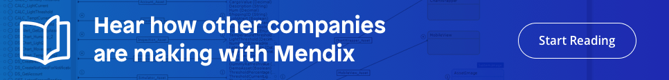 See how other companies are making with Mendix. Start reading