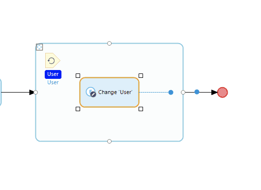 Change user microflow