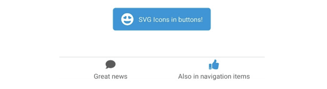 SVG Icons in buttons!