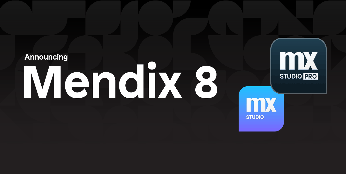 Announcing Mendix 8 Studio and Studio Pro