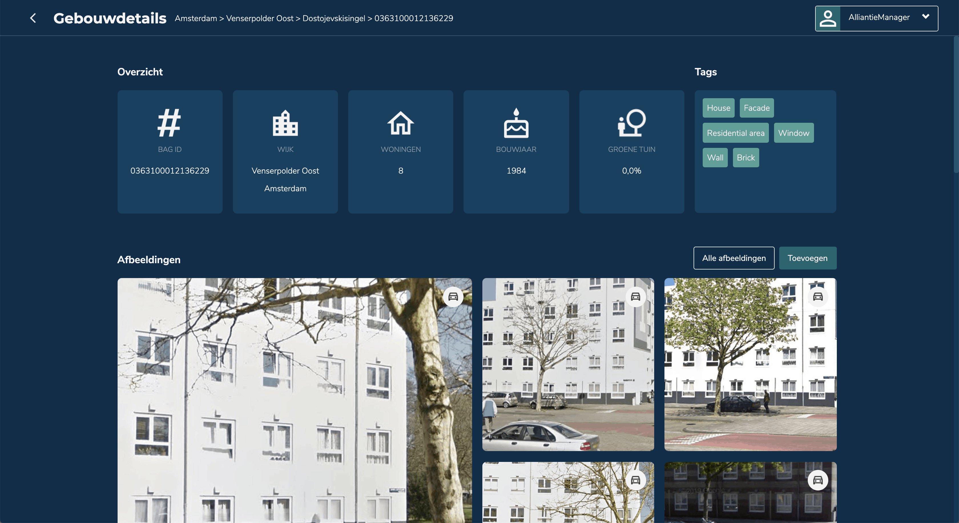 Octo Dashboard - Building View