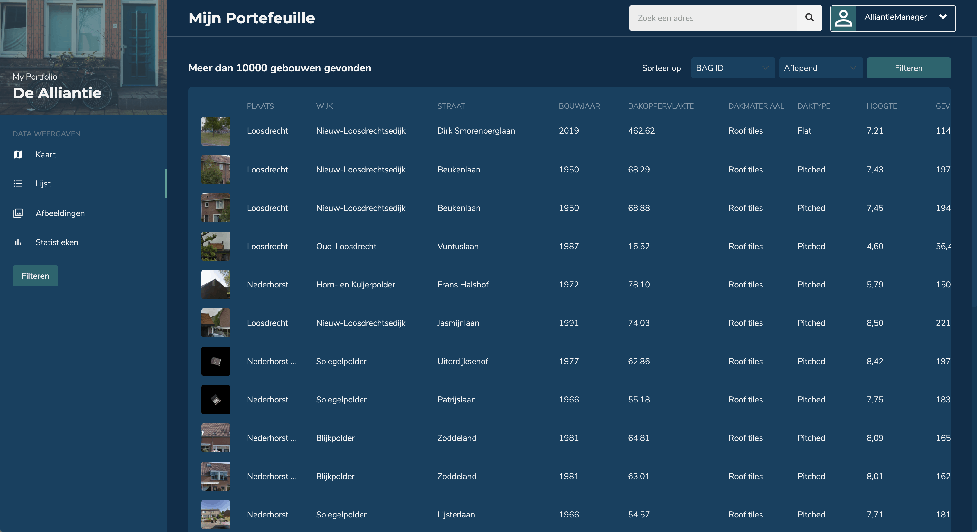 Octo Dashboard - Property View