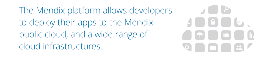 Quote: Mendix Allows Developers to Deploy Apps to Mendix Public Cloud and other Cloud Infrastructures 