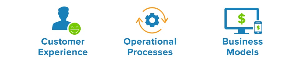 Customer Experience, Operational Processes, Business Model