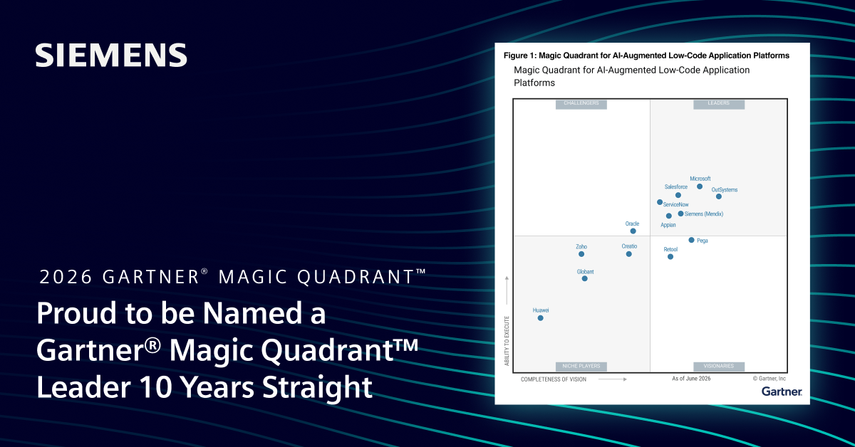 2026 Gartner® Magic Quadrant™ for AI-Augmented Low-Code Application Platforms