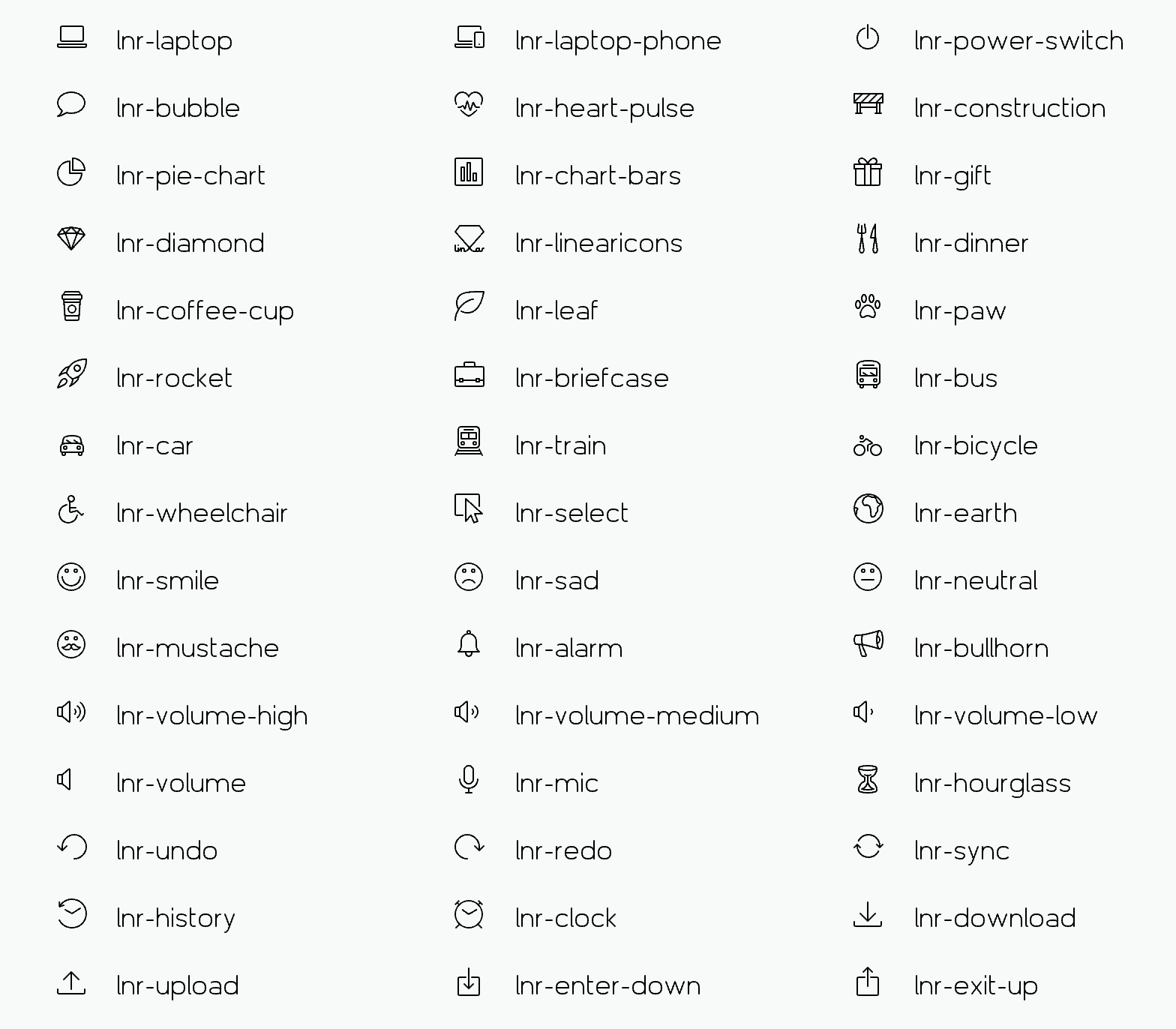 icon font