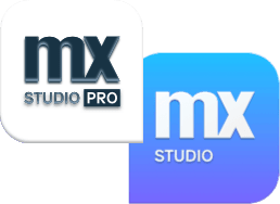 Mx Studio and Mx Studio Pro Logos